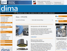 Tablet Screenshot of dima-magazin.com